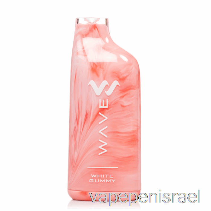 חד פעמי Vape Israel Wavetec Wave 8000 גומי לבן חד פעמי